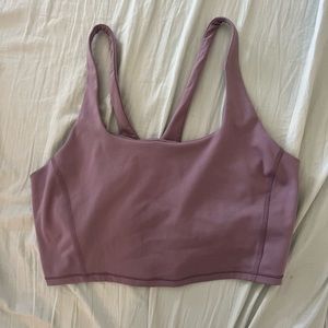 Purple crop top